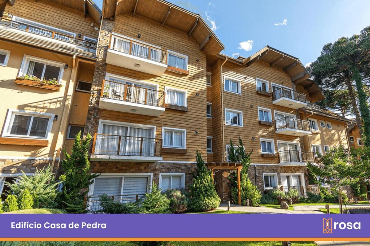 Appartement Rosa Edificio Casa De Pedra à Gramado Extérieur photo